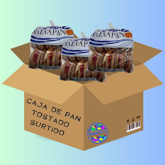 CAJA PAN TOSTADO VARIEDAD 10 PAQUETES